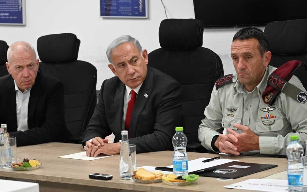 Netanyahu meets with defense brass on Gaza - Vimarsana News