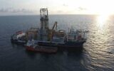 Illustrative: Stena drilling ship. (NewMed Energy)