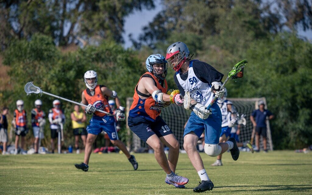 Lacrosse is catching on in Israel, where 300-400 children and teens are now playing the sport. (Courtesy of the Israel Lacrosse Association via JTA)