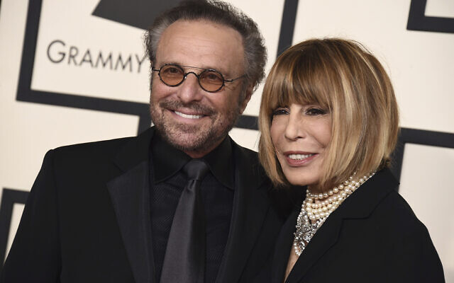 Barry Mann, left, and Cynthia Weil arrive at the 57th annual Grammy Awards at the Staples Center on Sunday, February 8, 2015, in Los Angeles. (Jordan Strauss/Invision/AP, File)