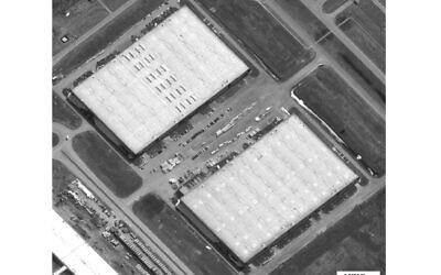 This image provided by Maxar Technologies and released by the White House shows an industrial site several hundred miles east of Moscow where US intelligence officials believe Russia with Iran’s help, is building a factory to produce attack drones for use in its ongoing invasion of Ukraine. (Satellite image ©2023 Maxar Technologies via AP)