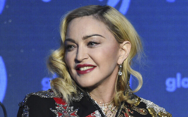 Madonna appears at the 30th annual GLAAD Media Awards in New York, on May 4, 2019. (Evan Agostini/Invision/AP, File)
