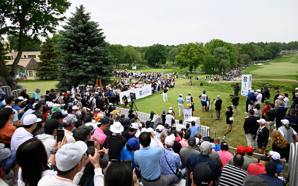 A photo taken during the final round of the Canadian Open at Oakdale Golf and Country Club in Toronto, June 11, 2023. (Bernard Brault/ Golf Canada)