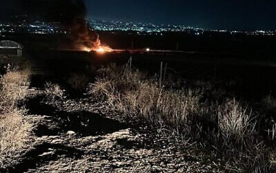 IDF: Drone strike targeted Palestinian terror cell in vehicle near Jenin