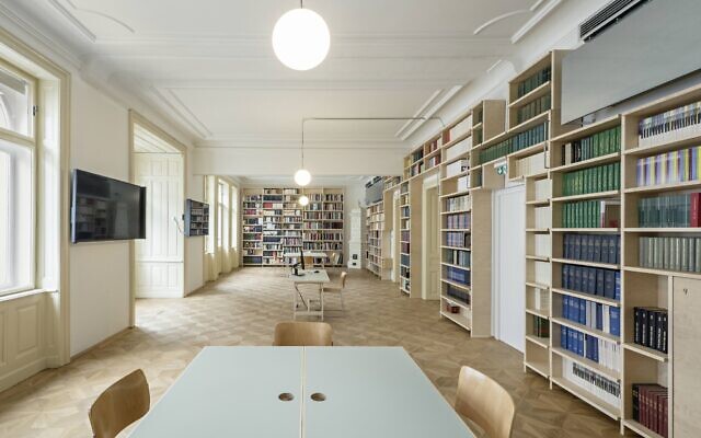 Reading room of the library at the Sigmund Freud Museum in Vienna. (Hertha Hurnaus/Sigmund Freud Foundation)