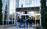 Interpol headquarters in Lyon, central France, February 2, 2023. (Interpol via AP)