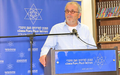 JPPI head Prof. Yedidia Stern, a leading Israeli legal scholar. (Courtesy JPPI)