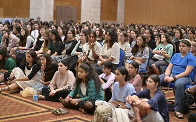 Participants in the conference. (Photo credit: דמקה בית הפקה ירושלמי | אבי עשור)