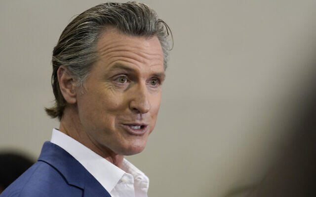 California Governor Gavin Newsom speaks at a news conference in Sacramento, California, on March 16, 2023. (AP Photo/Rich Pedroncelli, File)
