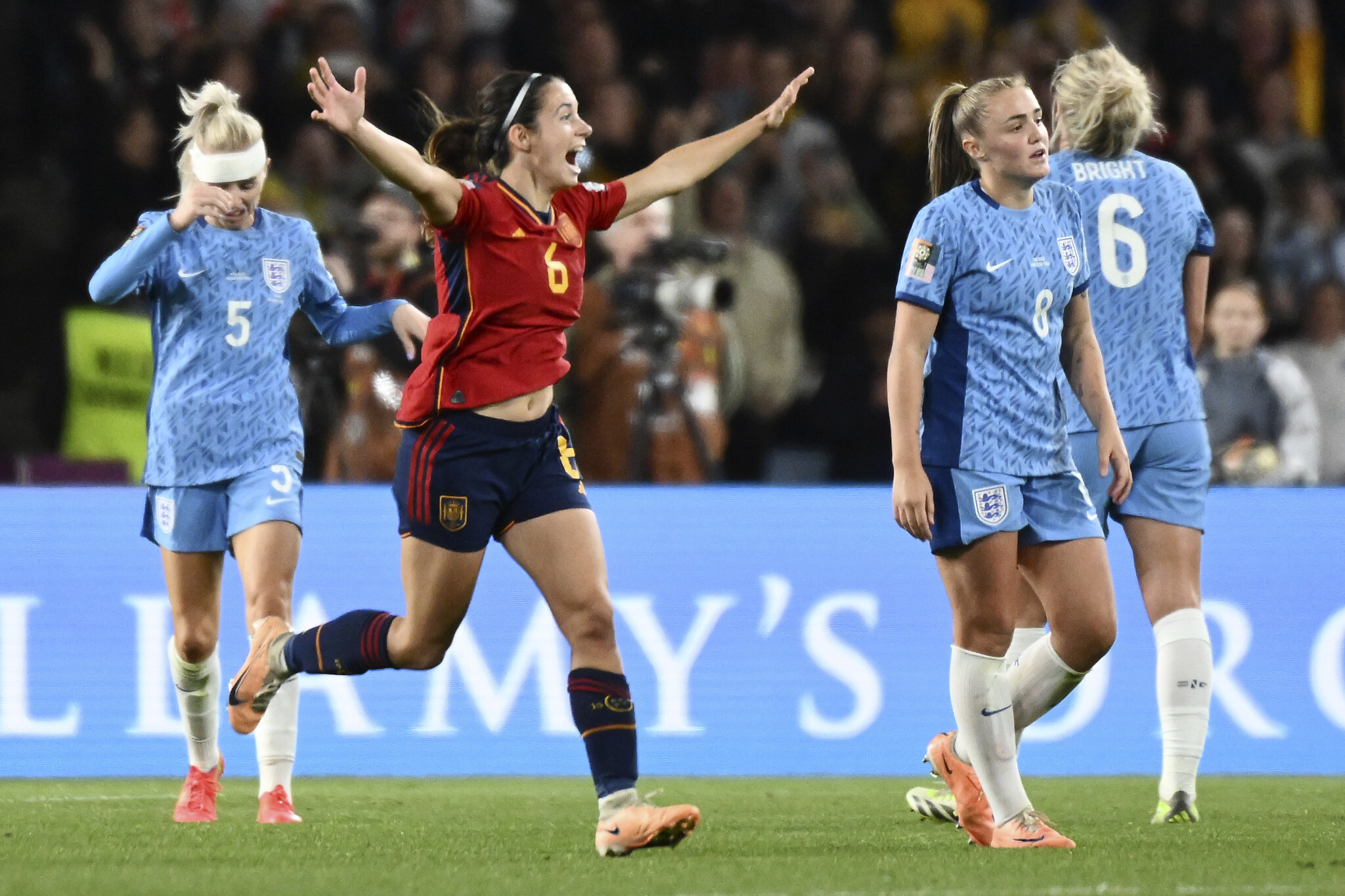 Spain beats England 1-0 to win its first Women's World Cup soccer title