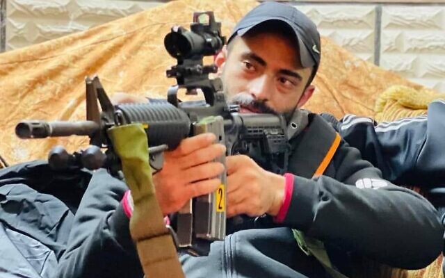 Amir Khalifa, 27, a Palestinian gunman killed by Israeli forces near Nablus in the northern West Bank, August 10, 2023. (Social media)