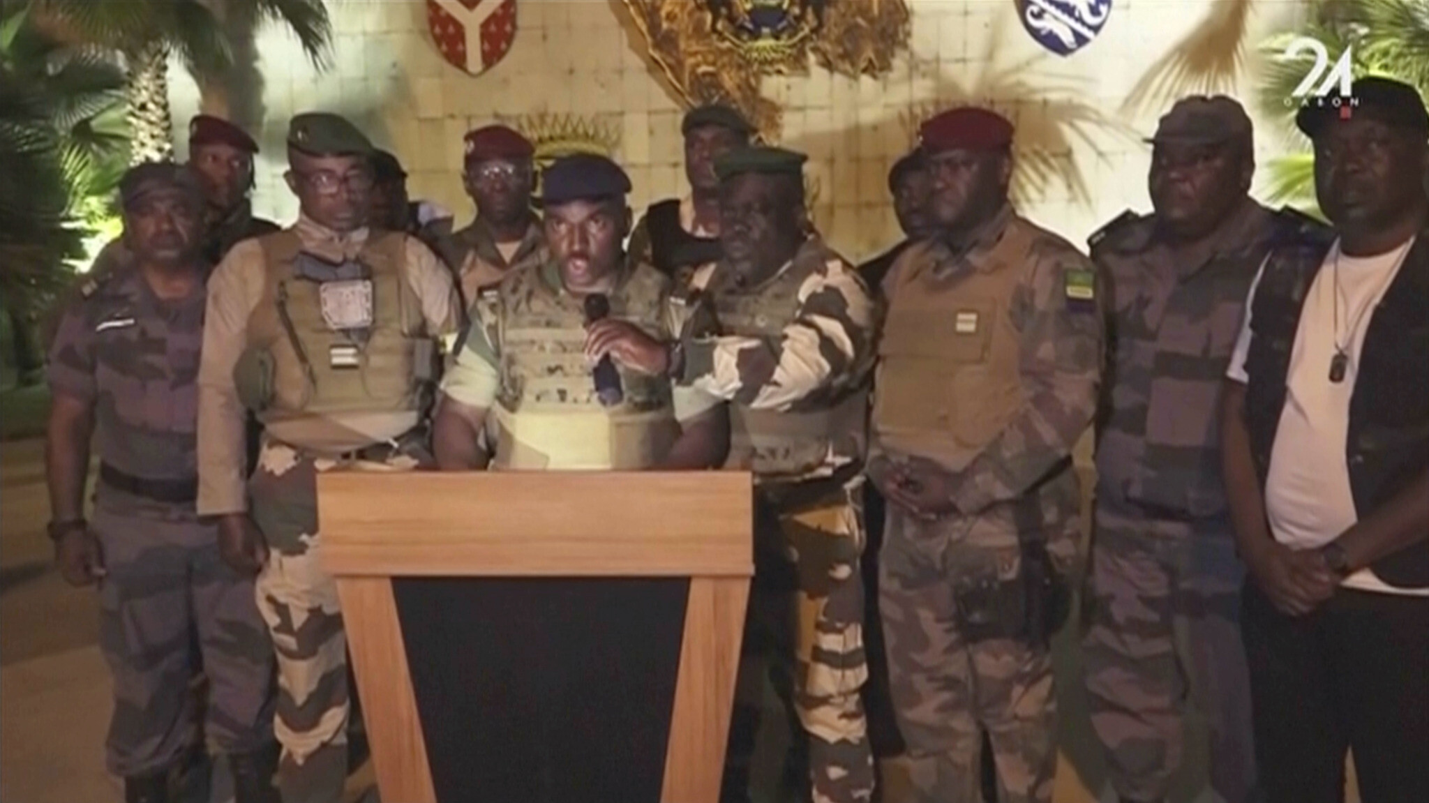 Gabon military seizes power hours after longserving president wins