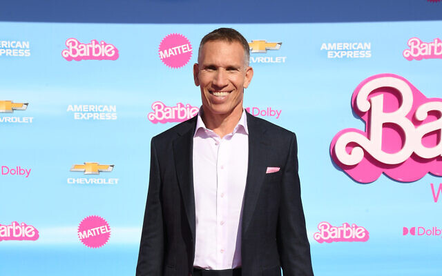 Mattel CEO Ynon Kreiz attends the world premiere of 'Barbie' at the Shrine Auditorium and Expo Hall on July 9, 2023 in Los Angeles, California. (Jon Kopaloff/Getty Images via AFP)