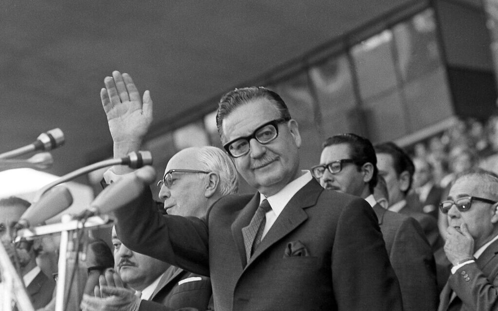 Chile's President Salvador Allende in Buenos Aires, Argentina, May 26,1973. ( AP Photo/Eduardo Di Baia )