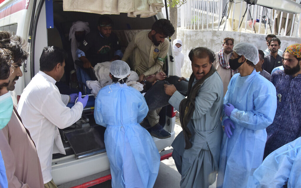 world News  Over 50 killed, dozens wounded in suspected suicide bombing in Pakistan