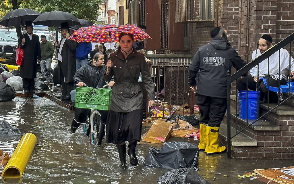 world News  New York declares state of emergency as heavy rains flood subways, streets