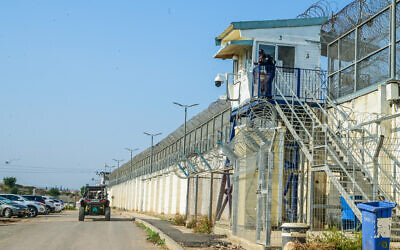 Illustrative: View of Gilboa Prison, near the Jordan Valley, December 5, 2022. (Avshalom Sassoni/Flash90)