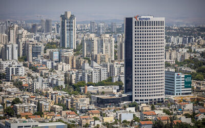 Illustrative: View of the Phoenix Investment House in Tel Aviv on June 30, 2023. (Yossi Aloni/Flash90)