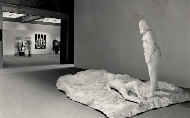George Segal's 'Sacrifice of Isaac,' newly restored and on display at the Tel Aviv Museum of Art through January 13, 2024 (Courtesy TAMA)