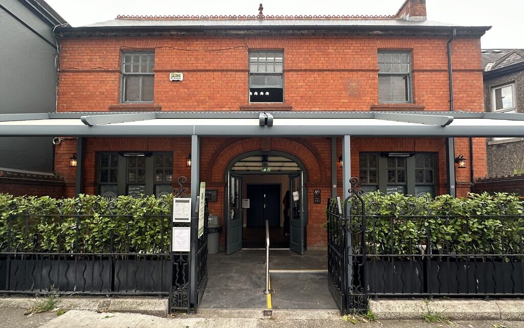 Exterior of the Chabad House run by Zalman and Rifky Lent in Dublin. (Courtesy)