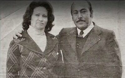 Inshirah and Ibrahim Shahin, Egyptians who served as spies for Israel along with their children in the 1960s and 1970s. (Channel 12 screenshot: used in accordance with Clause 27a of the Copyright Law)