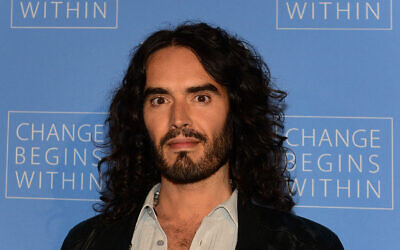 Actor Russell Brand in Los Angeles, California, on April 2, 2013. (Frederic J. Brown/AFP)