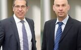 Victor Shamrich (left) and Ido Neuberger, co-founders of Israeli investment bank Value Base. (Courtesy)
