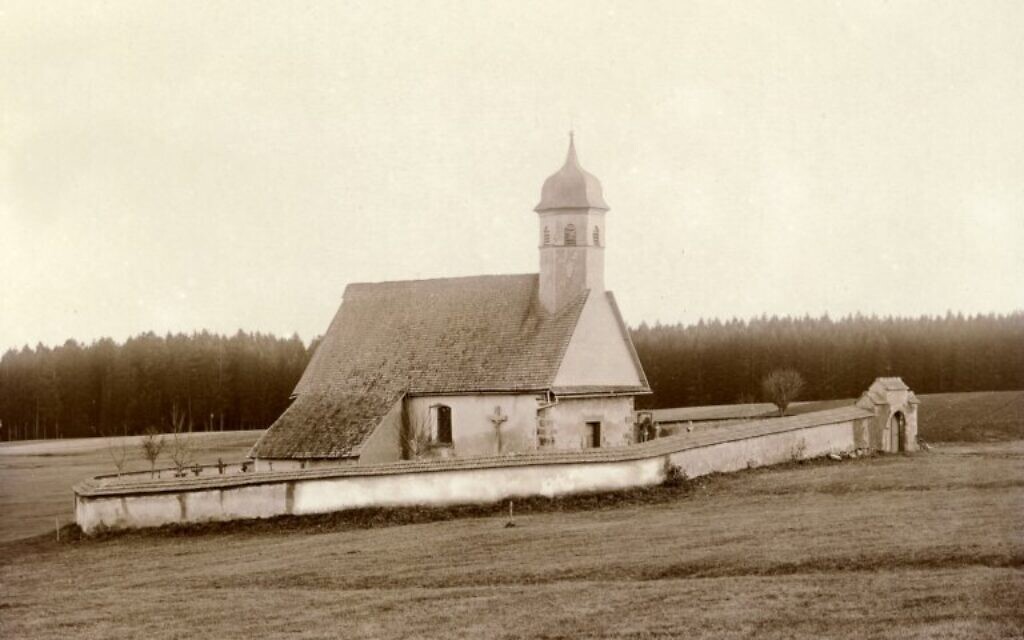 An undated photo of the village chapel in Herzogenweiler, Germany. (Ostarchiv Herzogenweiler)