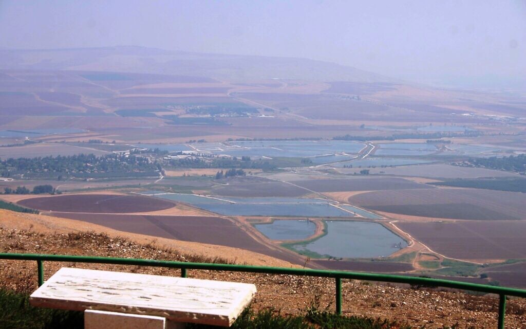 The Shamir Overlook along the Gilboa Scenic Route. (Shmuel Bar-Am)