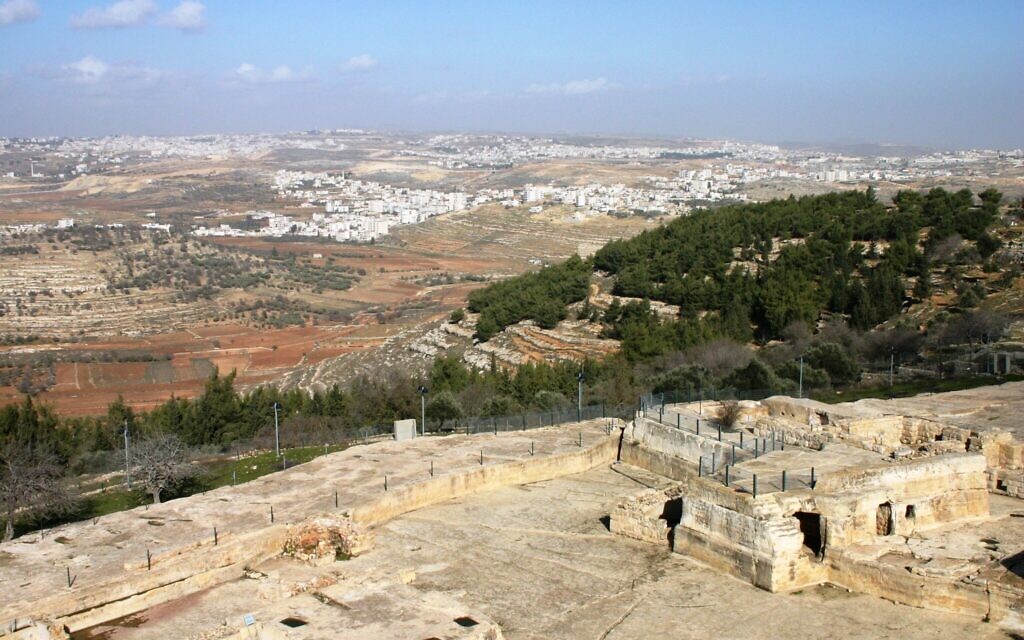 A view from the Nebi Samuel overlook. (Shmuel Bar-Am)