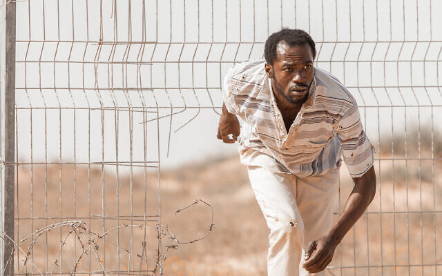 Chancela Mongoza as Omari in 'Running on Sand,' nominated for best feature film in the 2023 Ophir Awards. (Courtesy: PR)