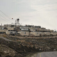 File: A view of the West Bank settlement of Asael on February 13, 2023. (HAZEM BADER / AFP)