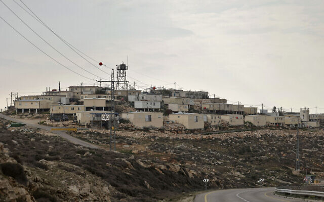File: A view of the West Bank settlement of Asael on February 13, 2023. (HAZEM BADER / AFP)