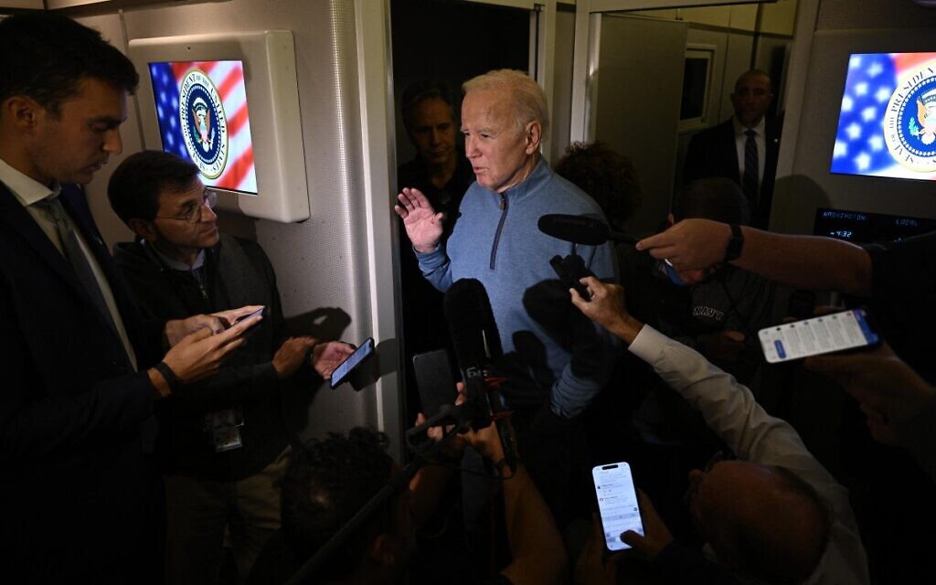 Biden says humanitarian aid to Gaza via Egypt may begin as soon as Friday - Vimarsana News