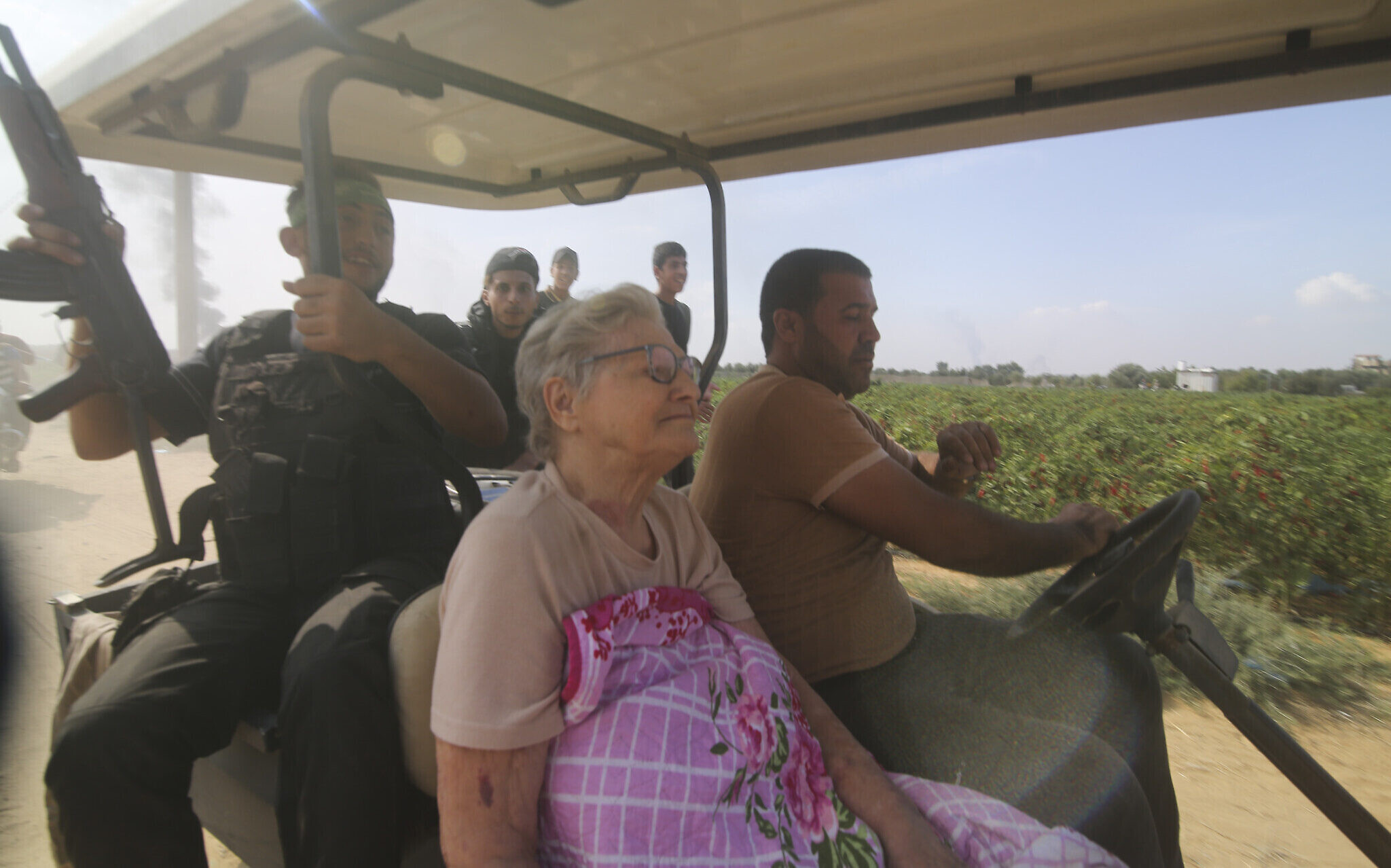 RELEASED: Yaffa Adar, 85: Video on a golf cart among 1st evidence of hostages | The Times of Israel