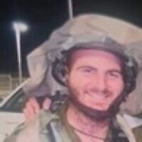 Maj. Avraham Hovlashvili , 26, an officer in Carcal, who was killed in action on October 7, 2023. (IDF)
