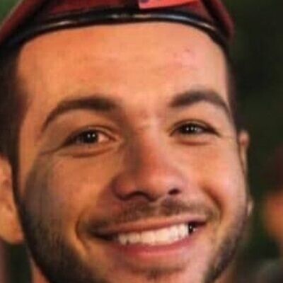 Valentin Elie Ghnassia, a 22-year-old French national, killed in action by Hamas terrorists in Kibbutz Be'eri, October 7, 2023. (Courtesy/Facebook)