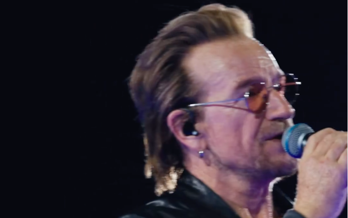 U2's Bono pays tribute to 'beautiful kids' slain at Israeli desert