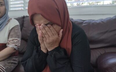Umm Naim reacts to the news of the death of her children, November 5, 2023 (Shevet Achim)