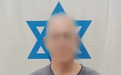A teacher suspected of online posts in support of terrorism and justifying Hamas's October 7 massacre. (Israel Police)