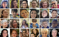 This combination of undated images shows residents of Kibbutz Nir Oz who have been freed from Hamas captivity in the Gaza Strip, where they had been held hostage since an October 7 cross-border attack. Top row from left: Adina Moshe, Sapir Cohen, Ofelia Roitman, Irena Tati, Yelena Trupanov, Ada Sagi. Second row from left: Sahar Kalderon and her brother Erez Kalderon, Liat Atzili, Ilana Gritzewsky, Shani Goren, Channa Peri. Third row from left: Yaffa Adar, Nili Margalit, sisters Aviv, right, and Raz Asher Katz, Eitan Yahalomi, Yagil Yaakov, Tamar Metzger. Bottom row from left: Dafna Elyakim and her sister Ela Elyakim, Sharon Aloni Cunio, center, and her twin daughters, Emma and Yuli, Keren Munder and her son Ohad, Ditza Heiman, Hannah Katzir. (Hostages and Missing Families Forum via AP)