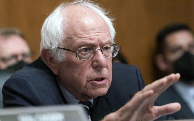 Sen. Bernie Sanders speaks during a hearing on Capitol Hill in Washington, June 8, 2023. (AP Photo/Jose Luis Magana, File)