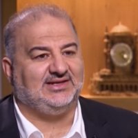 Ra'am chairman Mansour Abbas gives an interview to CNN's Wolf Blitzer, November 30, 2023 (Screenshot: CNN, used in accordance with Clause 27a of the Copyright Law)