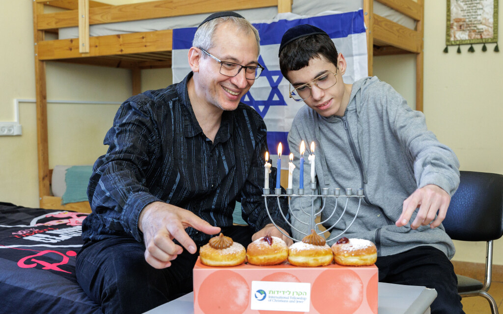Daniel and Emiliano Bleiweiss’ immigration flight was canceled after the Hamas incursion on October 7 but they rescheduled and now live in Israel. (Courtesy: International Fellowship of Christians and Jews)