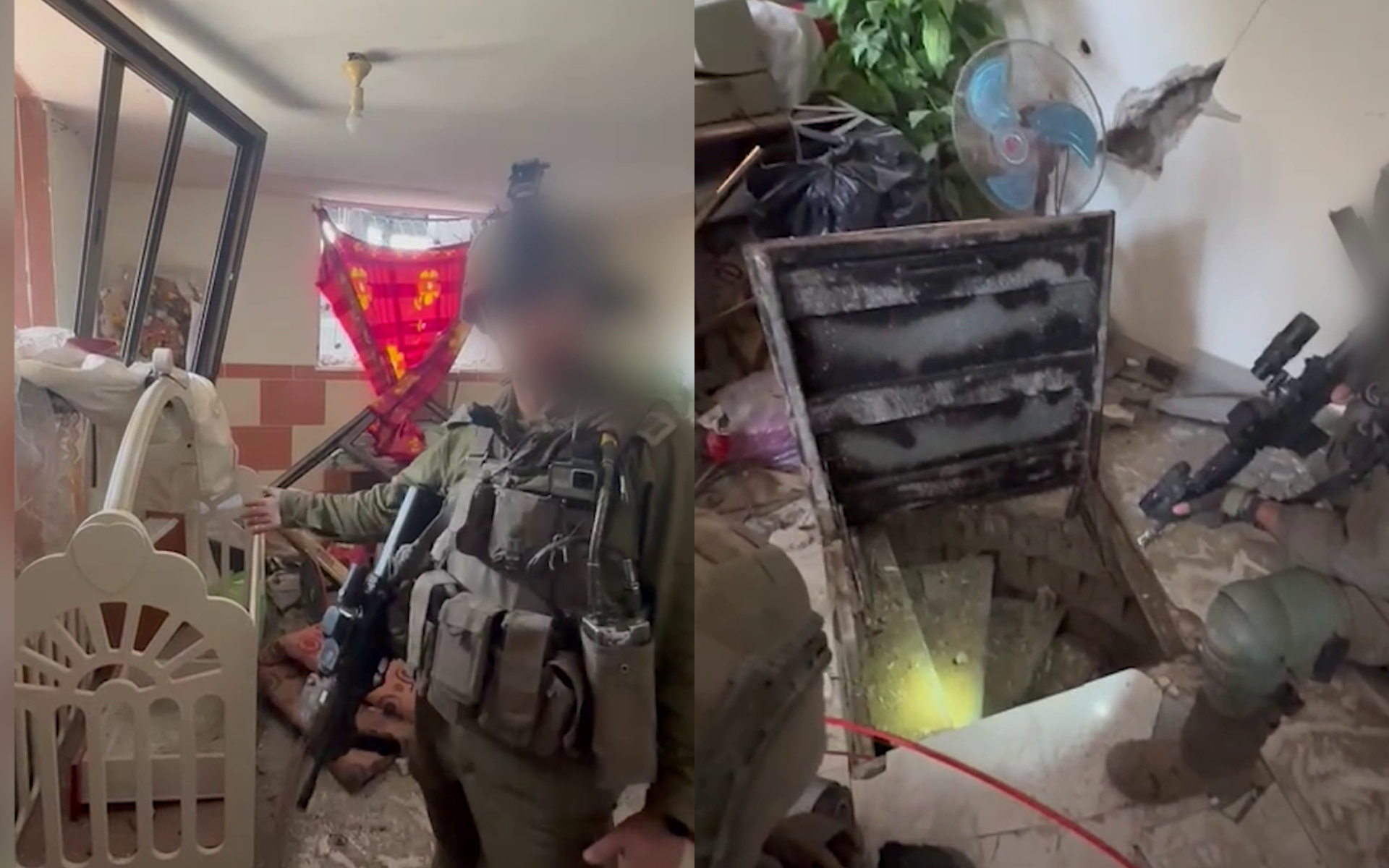 IDF says it uncovered a Hamas tunnel hidden beneath baby's crib in north  Gaza | The Times of Israel