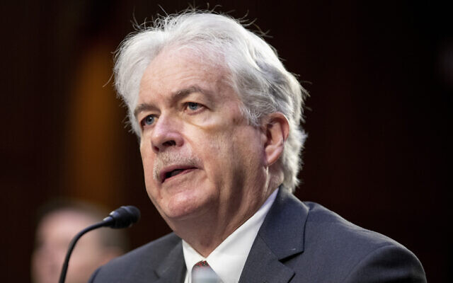 Central Intelligence Agency Director William Burns speaks during a Senate Intelligence Committee hearing to examine worldwide threats on Capitol Hill in March 8, 2023. (Amanda Andrade-Rhoades/AP)
