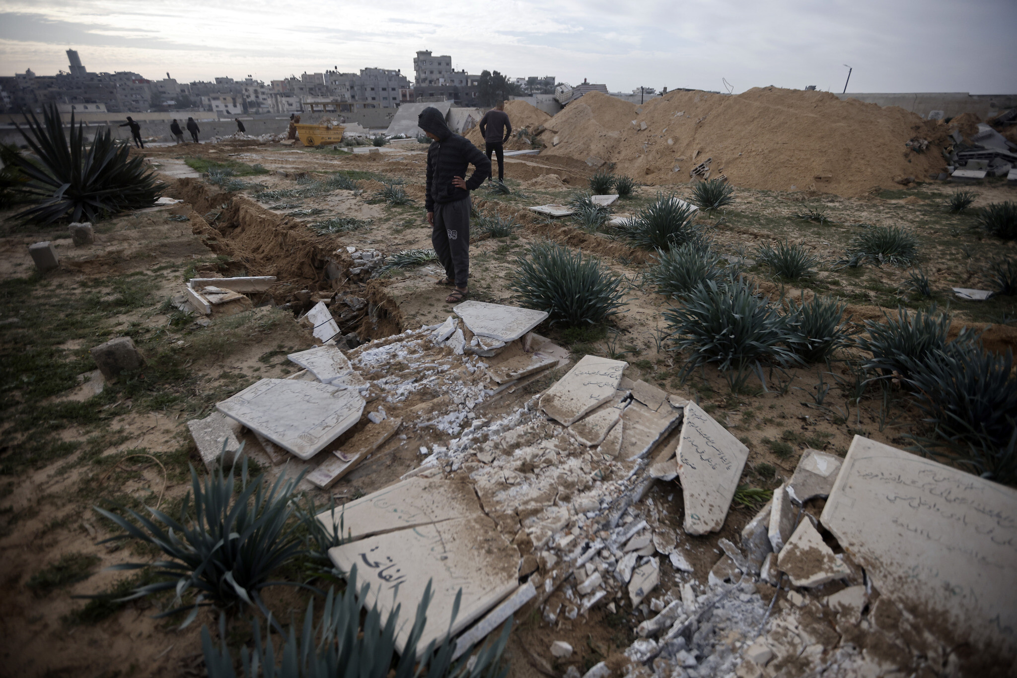 IDF indicates it dug up graves in Gaza to search for hostages' bodies | The  Times of Israel