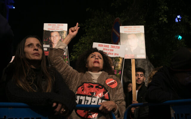 Women’s plight takes center stage at weekly demonstration for hostages’ return - The Times of Israel