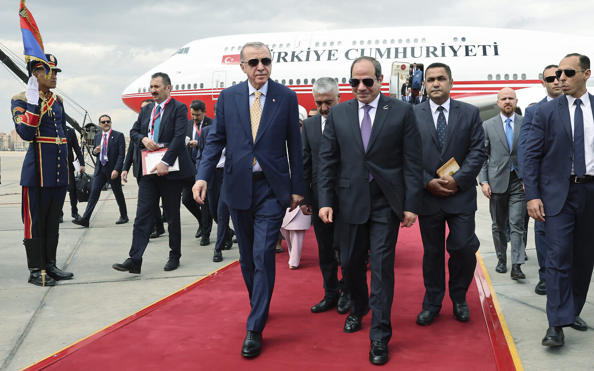 Turkey’s Erdogan to discuss Gaza war with Sissi in 1st Egypt visit since 2012