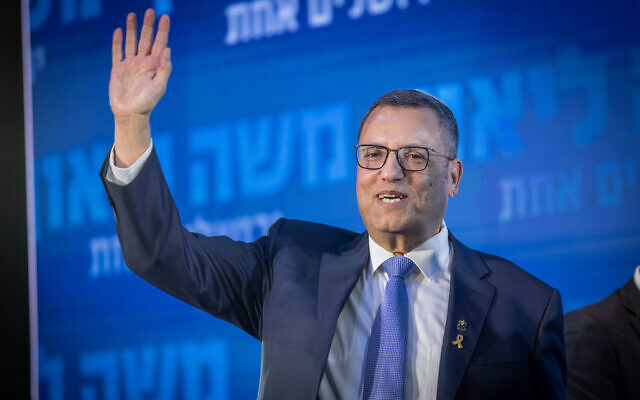 Jerusalem mayor Moshe Lion on February 28, 2024 (Chaim Goldberg/Flash90)